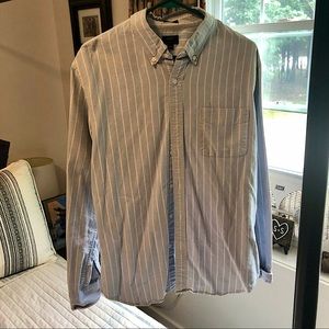 J. Crew Blue & Pink Oxford Button-Down